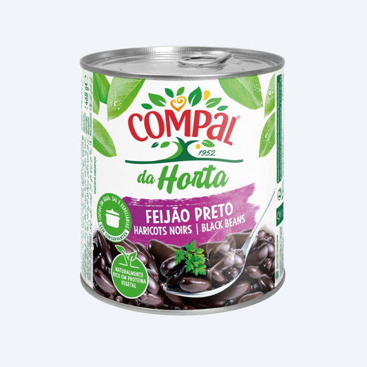 Frijoles Negros Cocidos Compal 468g