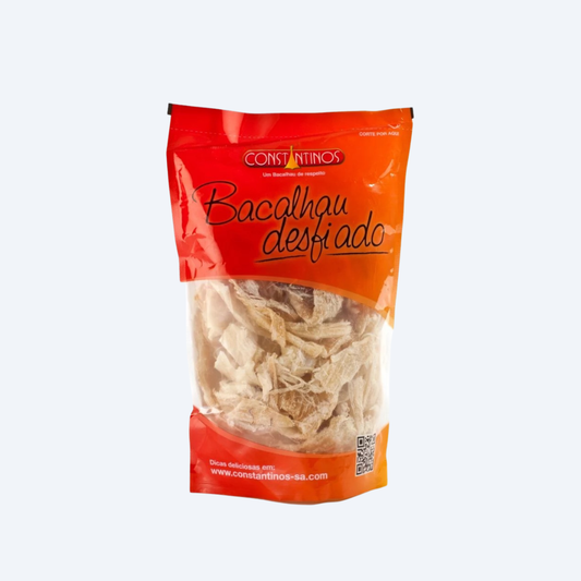 Bacalhau desfiado 400gr.