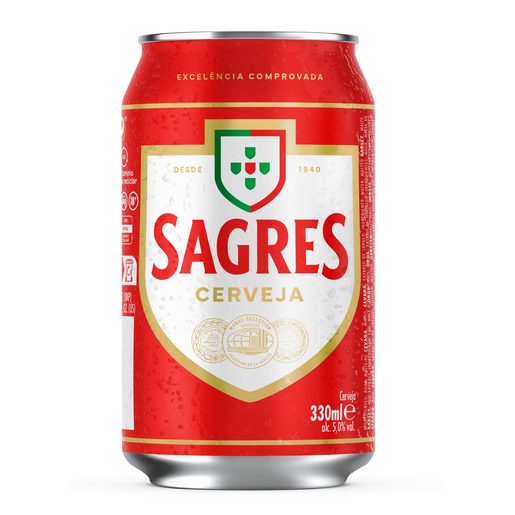 Cerveza Sagres 0,33 L