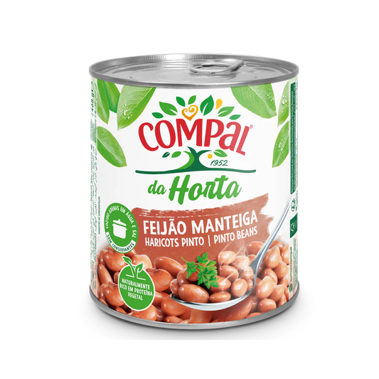 Haricot Beurre cuit Compal 468 g