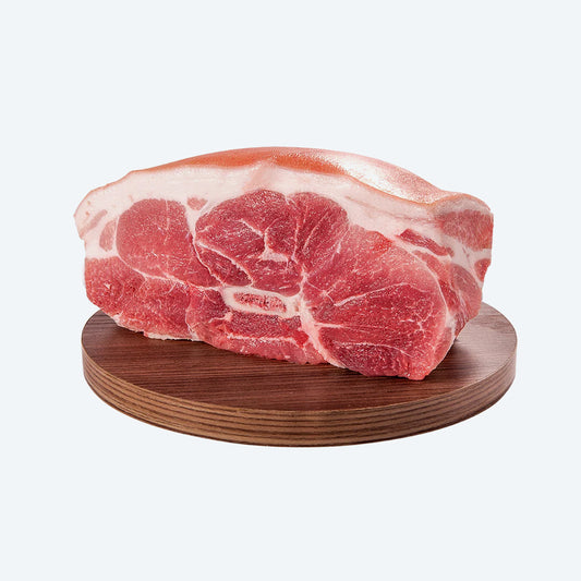 Paleta de cerdo de granja