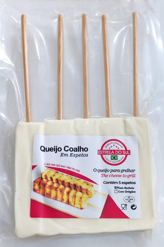 Queijo Coalho em Espetos (5 Unidades)